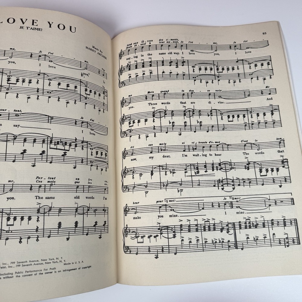 30 Years 30 Hits No‎ 3 Piano Music Songbook Songs Vintage 1958 Miller Music Corp - Picture 4 of 4